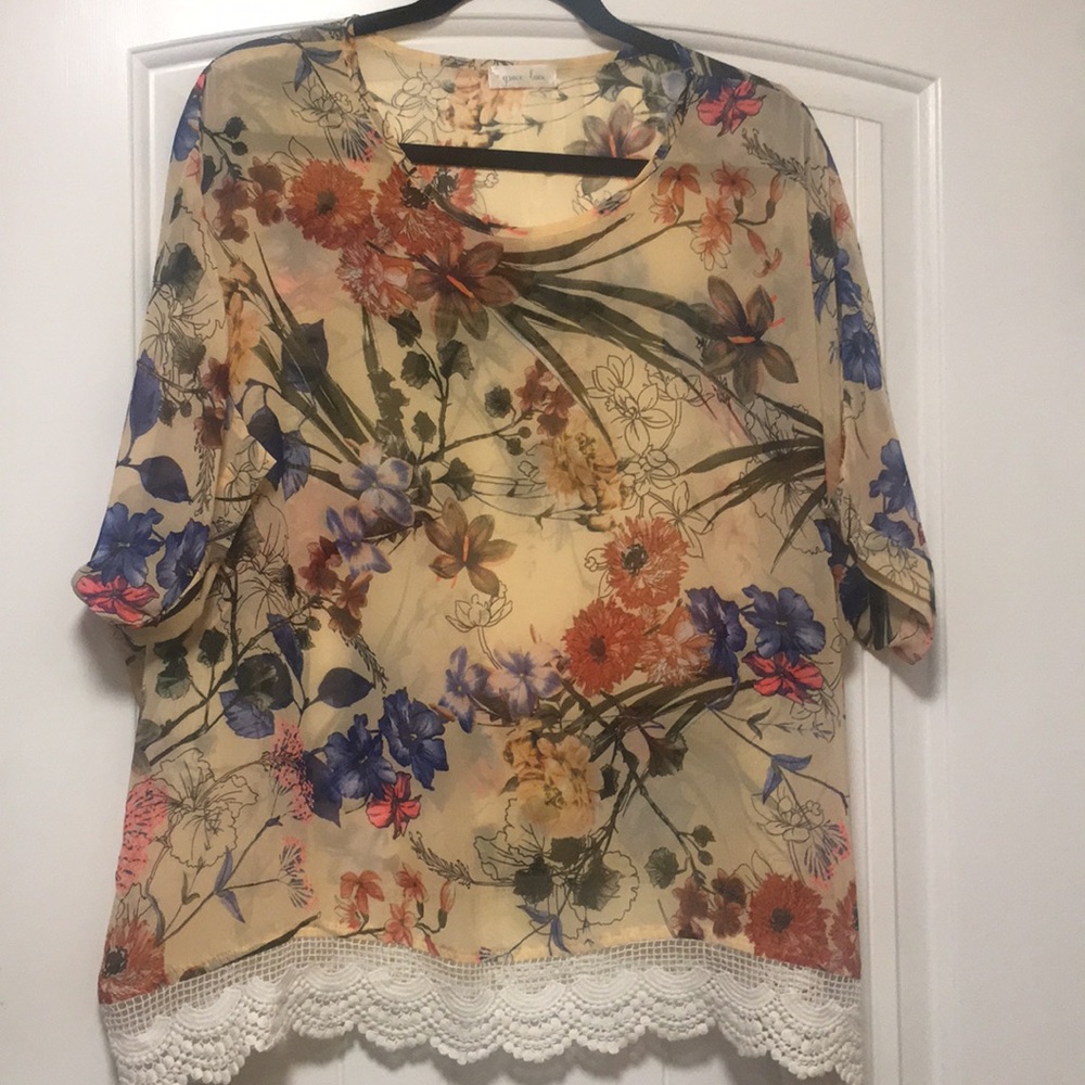 Grace and Lace Floral Tunic